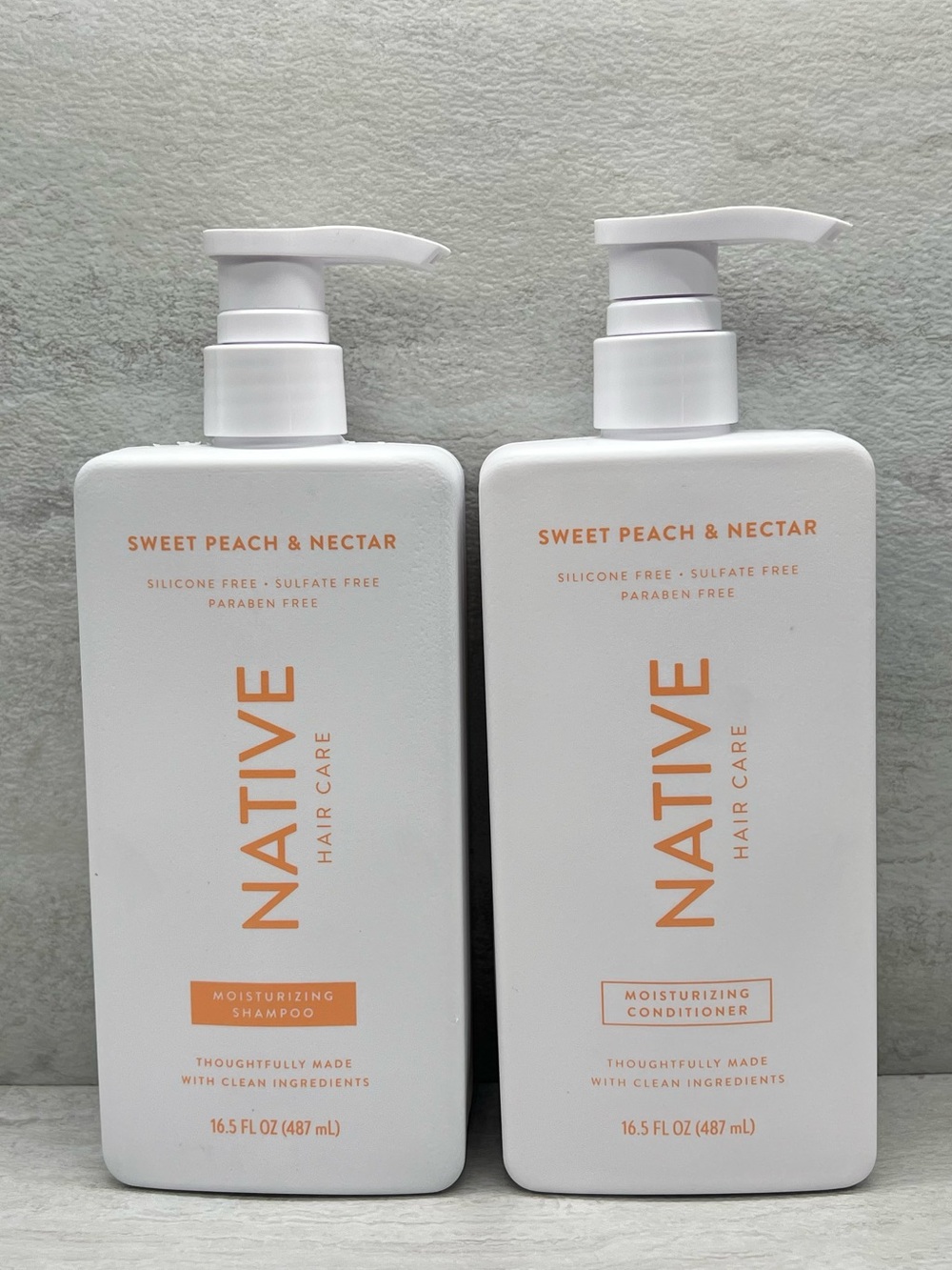 🪅 Native Sweet Peach & Nectar Moisturizing Shampoo & Conditioner 🍑